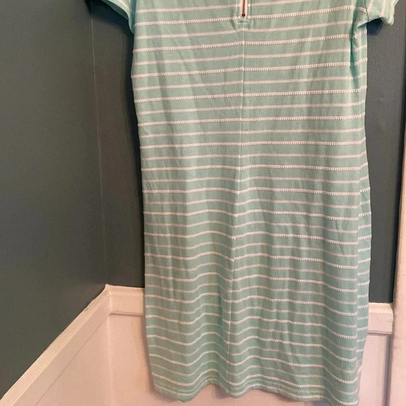 STS - Sail to sable dress - size L - sea foam green and white stripes - Picture 6 of 8